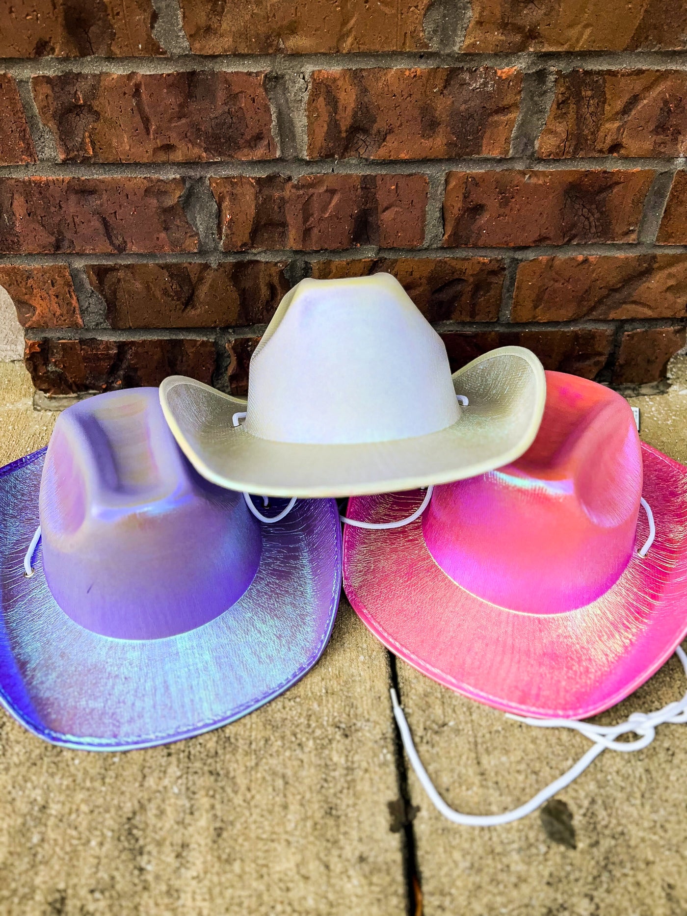 Iridescent Cowgirl Hat-190 - ACCESSORIES - HATS/HEADWEAR-LEATHER & LACE-[option4]-[option5]-[option6]-Leather & Lace Boutique Shop