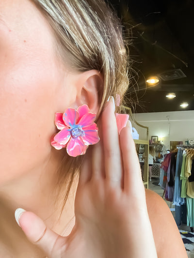 Pretty Petals Flower Studs-190 - ACCESSORIES - JEWELRY-LEATHER & LACE-[option4]-[option5]-[option6]-Leather & Lace Boutique Shop