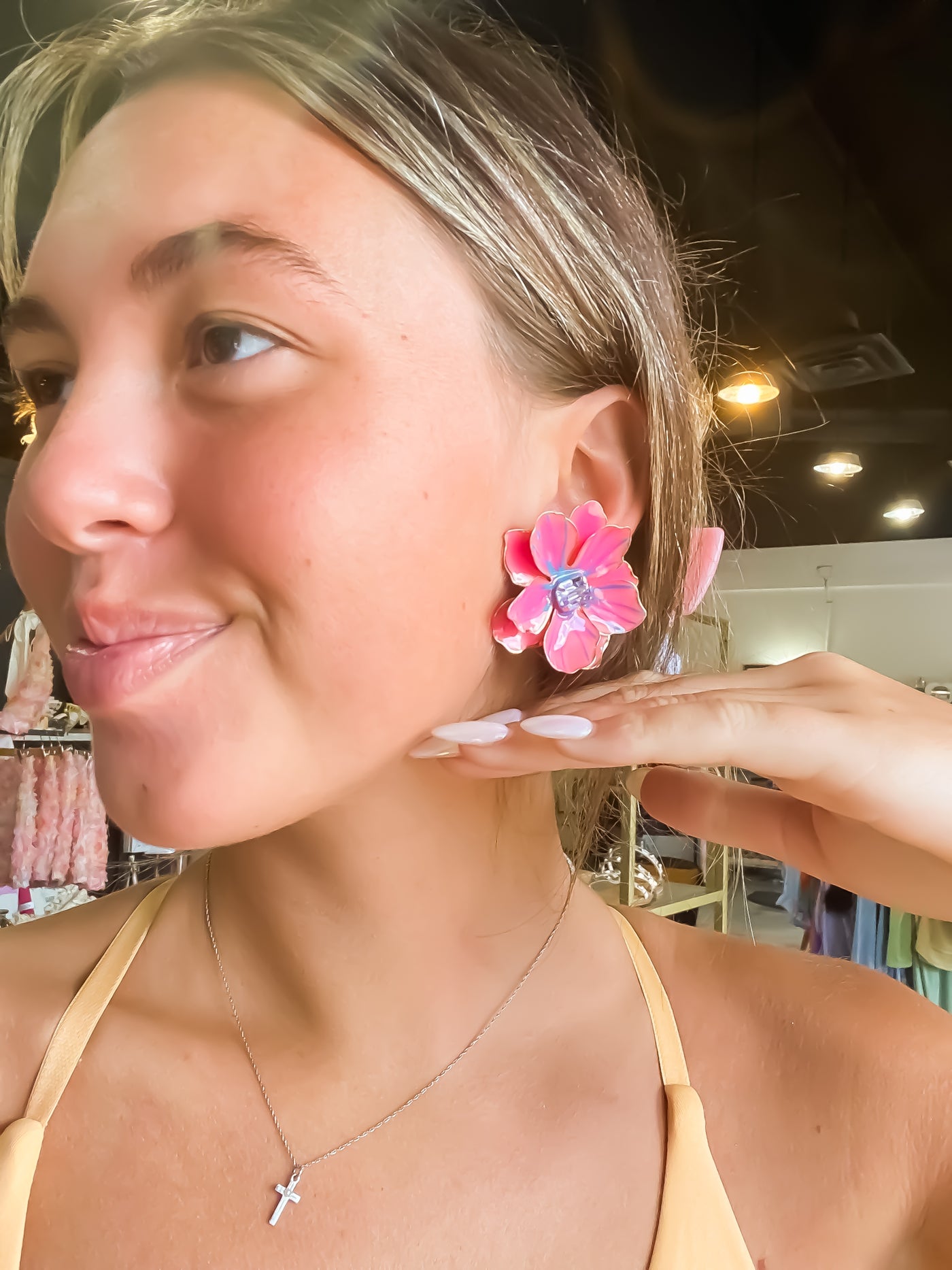 Pretty Petals Flower Studs-190 - ACCESSORIES - JEWELRY-LEATHER & LACE-[option4]-[option5]-[option6]-Leather & Lace Boutique Shop