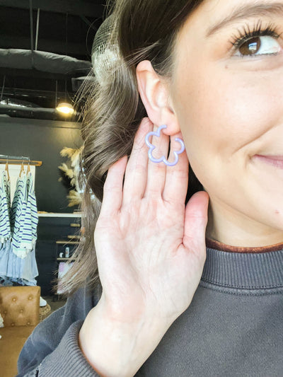 Rainbow Daisy Mini Hoops-190 - ACCESSORIES - JEWELRY-LEATHER & LACE-[option4]-[option5]-[option6]-Leather & Lace Boutique Shop