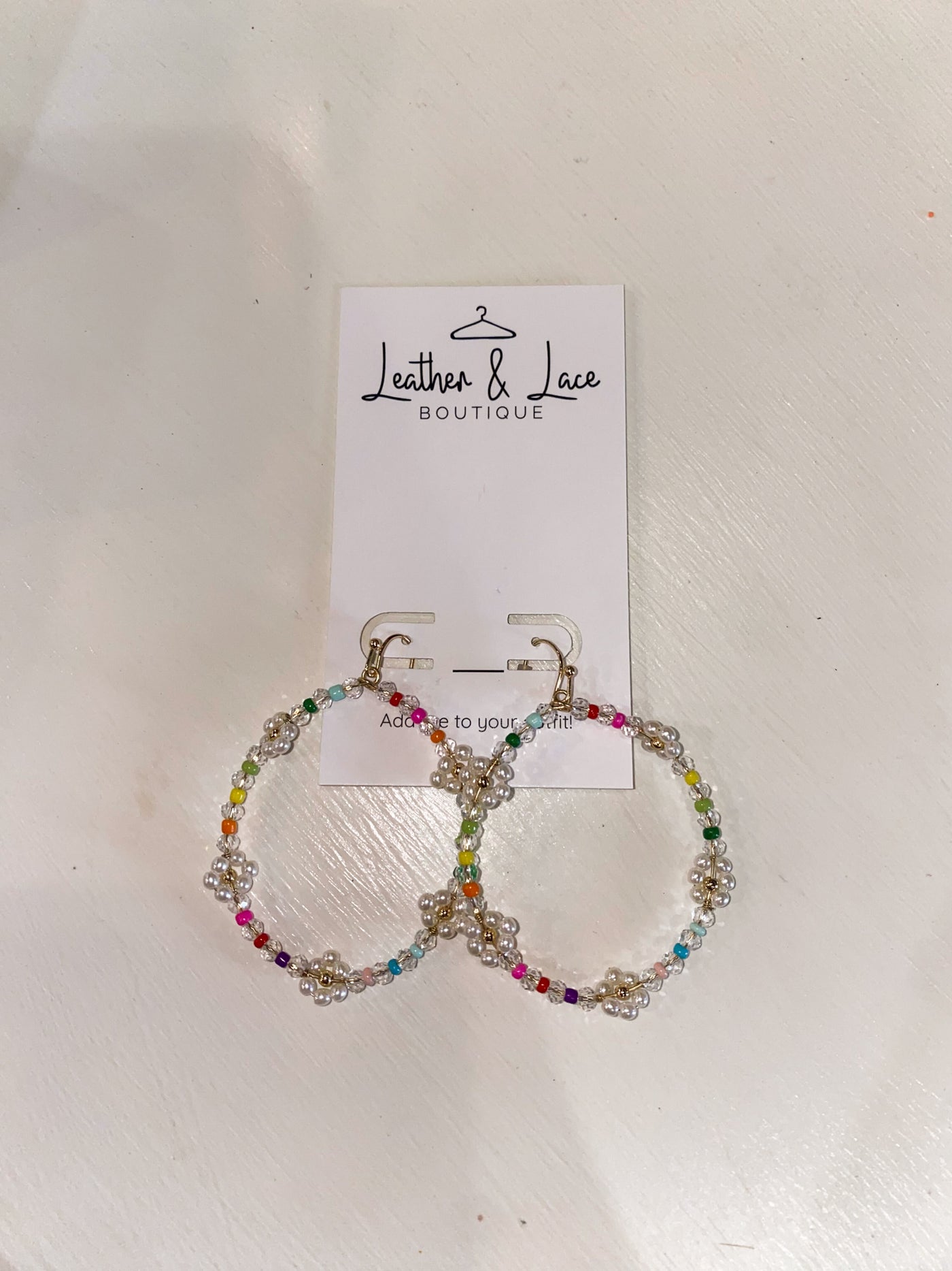 Flower Power Dangles-190 - ACCESSORIES - JEWELRY-LEATHER & LACE-[option4]-[option5]-[option6]-Leather & Lace Boutique Shop