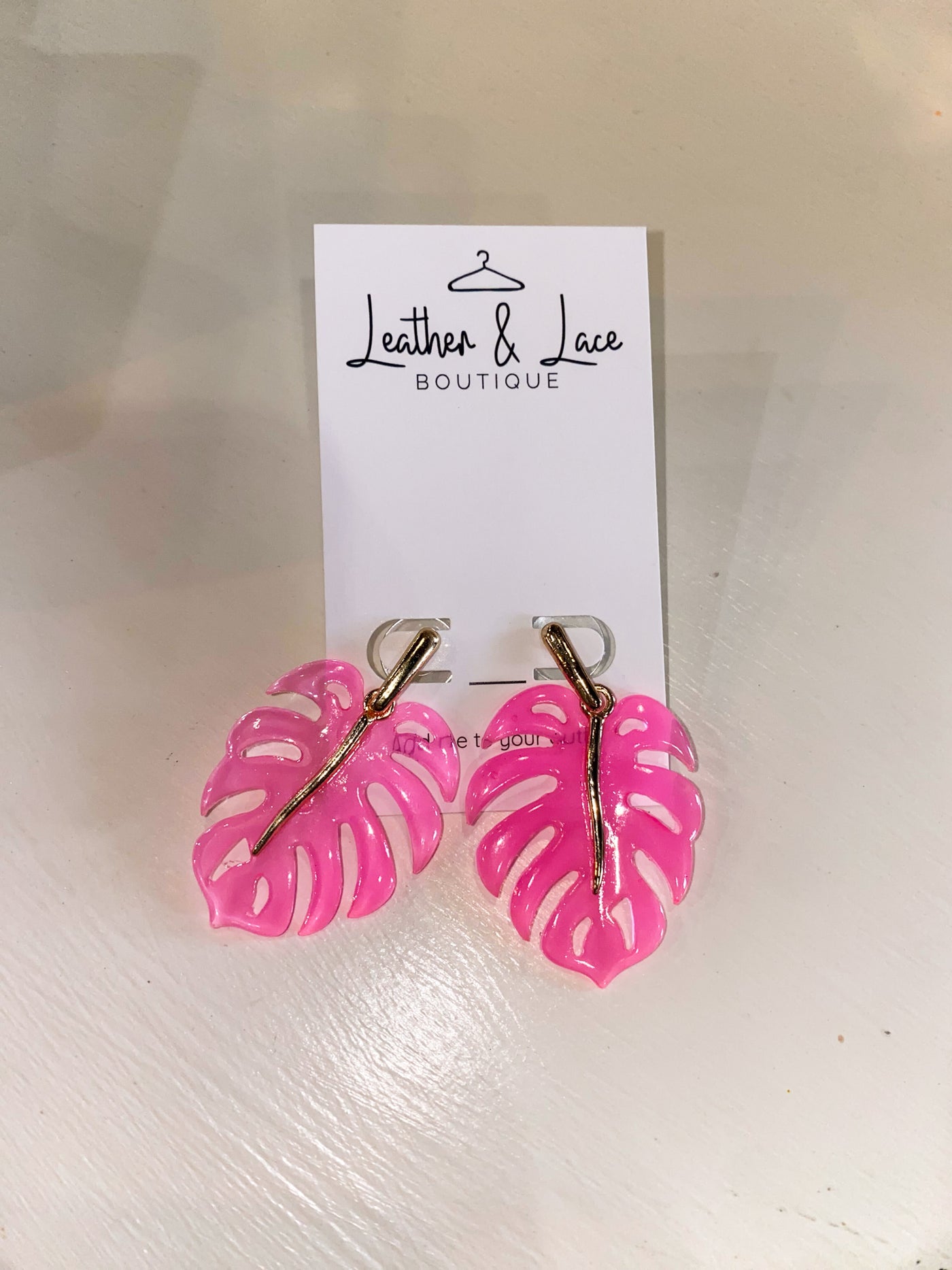 Isle of Palms Earrings-190 - ACCESSORIES - JEWELRY-LEATHER & LACE-Pink-[option4]-[option5]-[option6]-Leather & Lace Boutique Shop
