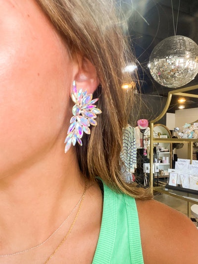 Angels Like Me Crystal Studs-190 - ACCESSORIES - JEWELRY-LEATHER & LACE-[option4]-[option5]-[option6]-Leather & Lace Boutique Shop