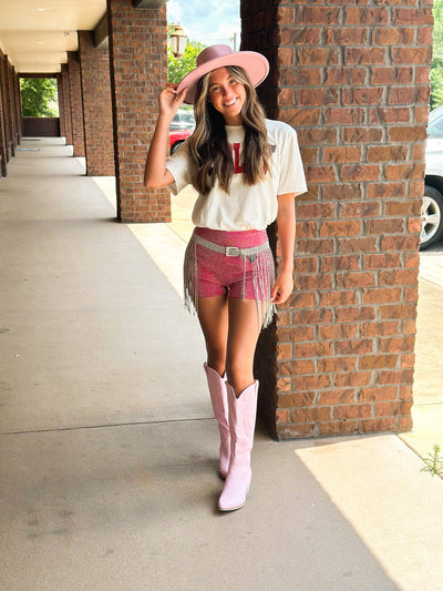 Rhinestone Cowgirl Statement Belt-190 - ACCESSORIES - BAGS/BELTS-LEATHER & LACE-[option4]-[option5]-[option6]-Leather & Lace Boutique Shop