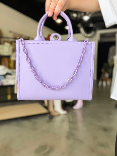 Vintage Havana Alyce Satchel - Purple-190 - ACCESSORIES - BAGS/BELTS-VINTAGE HAVANA-[option4]-[option5]-[option6]-Leather & Lace Boutique Shop