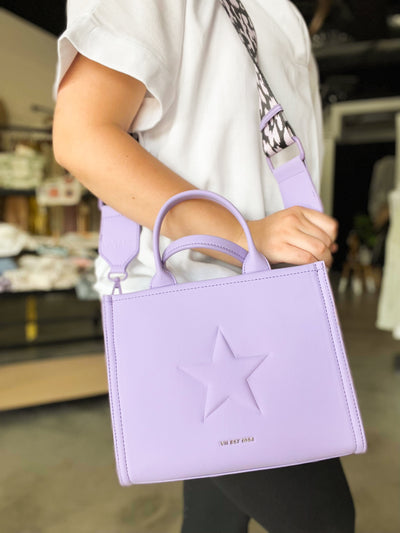 Vintage Havana Alyce Satchel - Purple-190 - ACCESSORIES - BAGS/BELTS-VINTAGE HAVANA-[option4]-[option5]-[option6]-Leather & Lace Boutique Shop