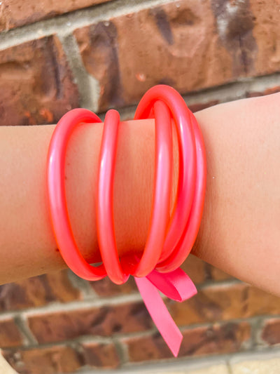Metallic Jelly Bracelets Set-190 - ACCESSORIES - JEWELRY-Leather & Lace - Tuscaloosa/Birmingham-[option4]-[option5]-[option6]-Leather & Lace Boutique Shop