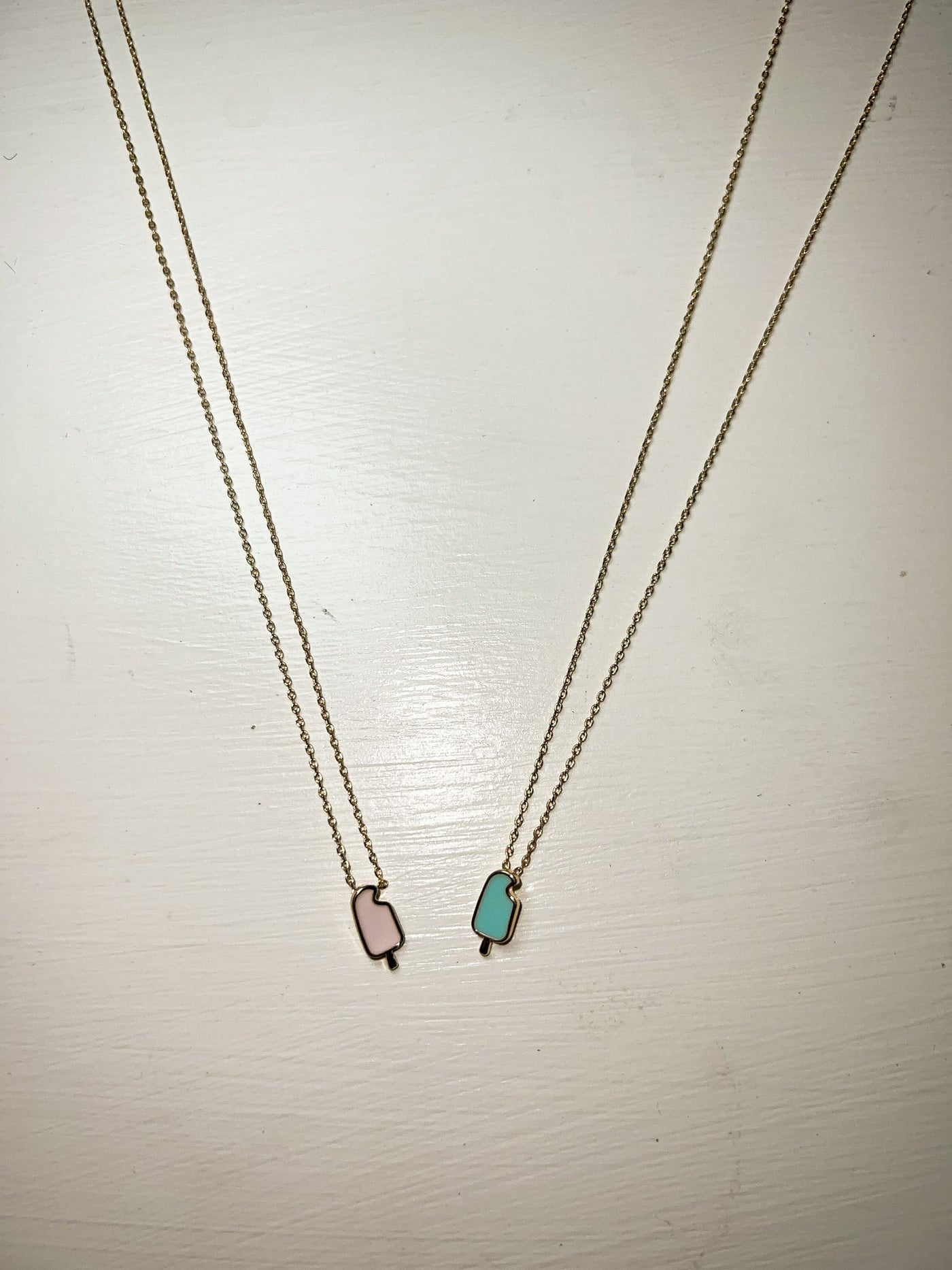 Mini Popsicle Pendant Chain-190 - ACCESSORIES - JEWELRY-LEATHER & LACE-[option4]-[option5]-[option6]-Leather & Lace Boutique Shop
