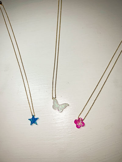 Simple Charm Necklace-190 - ACCESSORIES - JEWELRY-LEATHER & LACE-[option4]-[option5]-[option6]-Leather & Lace Boutique Shop