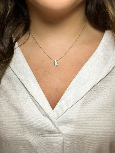 Mini Popsicle Pendant Chain-190 - ACCESSORIES - JEWELRY-LEATHER & LACE-[option4]-[option5]-[option6]-Leather & Lace Boutique Shop