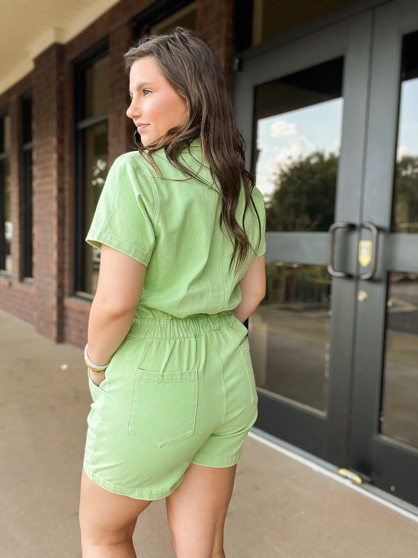 Rebecca Denim Romper-170 - DRESSES / ROMPERS / SETS-&MERCI-[option4]-[option5]-[option6]-Leather & Lace Boutique Shop