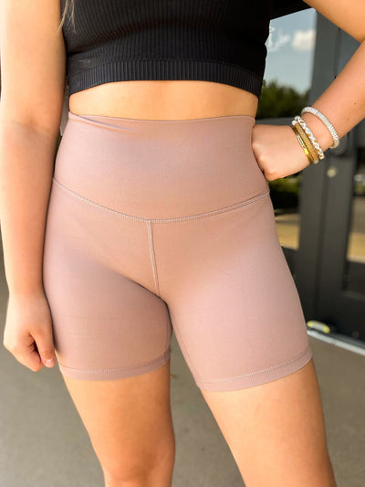 Like A Dream Biker Shorts-160 - BOTTOMS - OTHER-LOVE TREE-S-Mauve-[option4]-[option5]-[option6]-Leather & Lace Boutique Shop