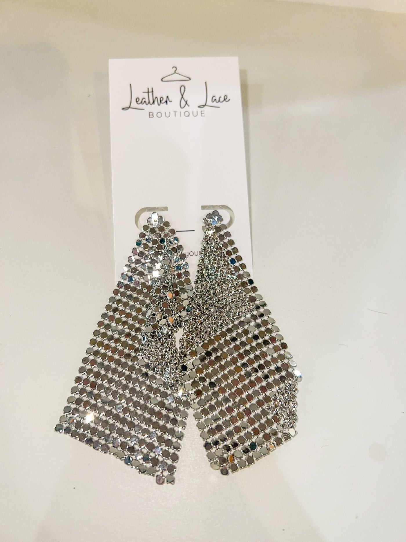 Chain Mail Drops-190 - ACCESSORIES - JEWELRY-LEATHER & LACE-[option4]-[option5]-[option6]-Leather & Lace Boutique Shop