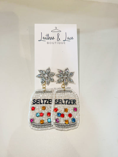 Seltzer Beaded Earrings-190 - ACCESSORIES - JEWELRY-LEATHER & LACE-[option4]-[option5]-[option6]-Leather & Lace Boutique Shop