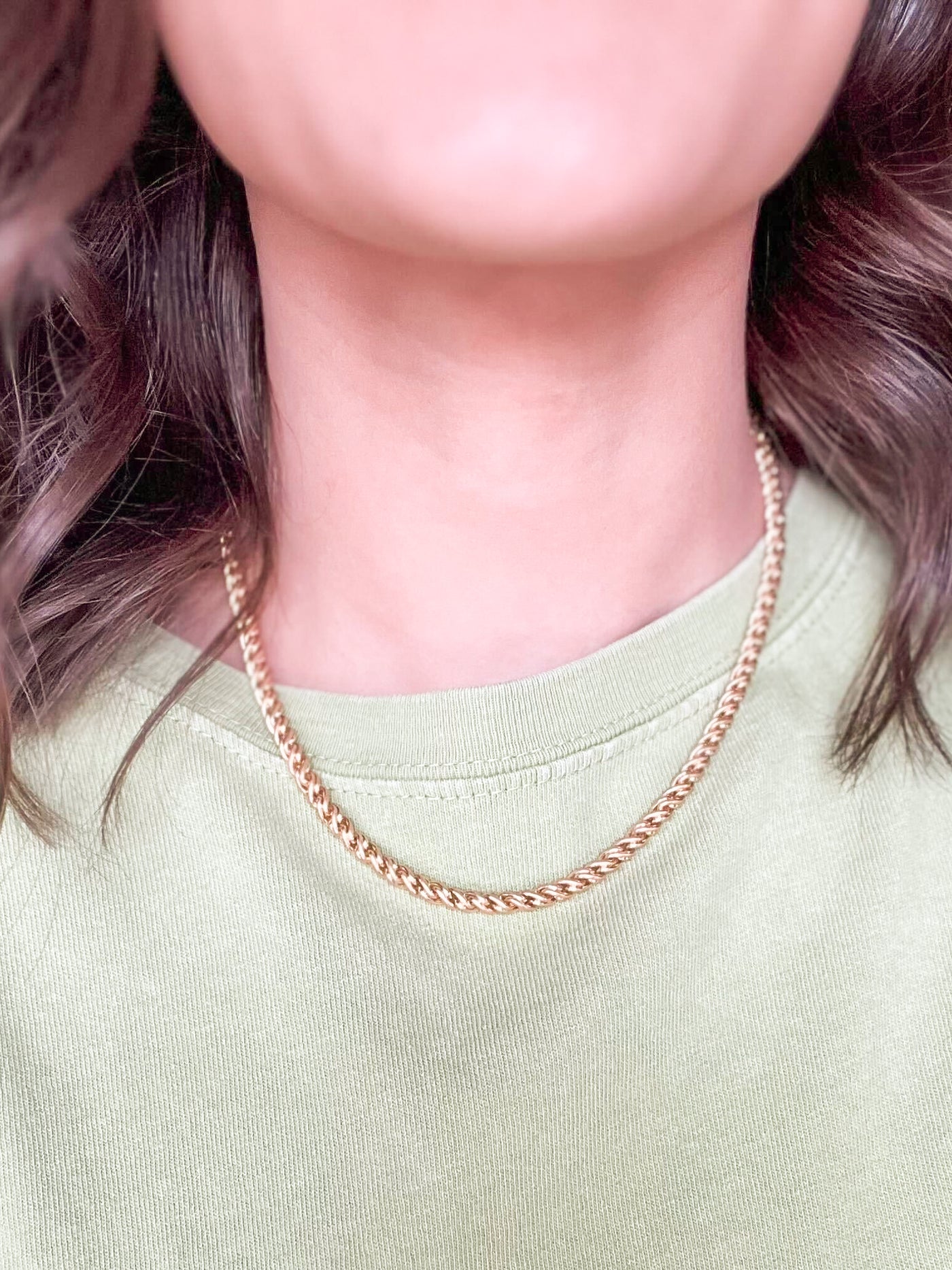 Gold Rope Chain-190 - ACCESSORIES - JEWELRY-LEATHER & LACE-[option4]-[option5]-[option6]-Leather & Lace Boutique Shop