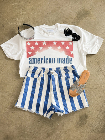 American Made Graphic Tee-135 - DEMAND GRAPHIC-LEATHER & LACE-[option4]-[option5]-[option6]-Leather & Lace Boutique Shop