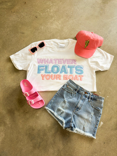 Whatever Floats Your Boat Graphic Tee-135 - DEMAND GRAPHIC-LEATHER & LACE-[option4]-[option5]-[option6]-Leather & Lace Boutique Shop