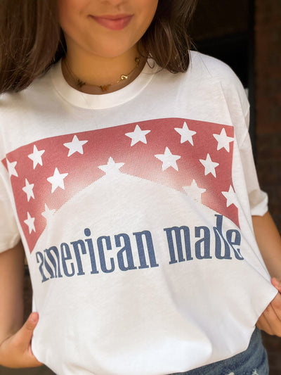 American Made Graphic Tee-135 - DEMAND GRAPHIC-LEATHER & LACE-[option4]-[option5]-[option6]-Leather & Lace Boutique Shop