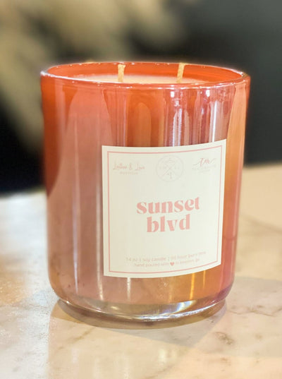 TMLL Signature Candle Collector Vessel - Sunset Blvd-190 - ACCESSORIES - HOME-LEATHER & LACE-[option4]-[option5]-[option6]-Leather & Lace Boutique Shop