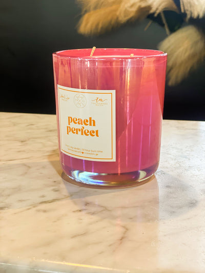 TMLL Signature Candle Collector Vessel - Peach Perfect-190 - ACCESSORIES - HOME-LEATHER & LACE-[option4]-[option5]-[option6]-Leather & Lace Boutique Shop