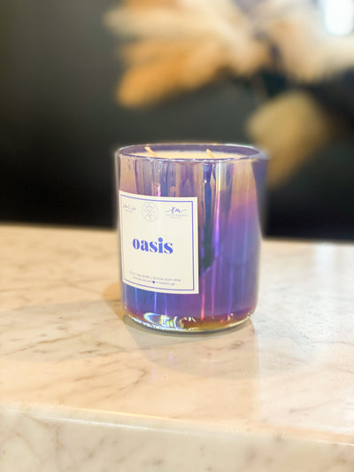 TMLL Signature Candle Collector Vessel - Oasis-190 - ACCESSORIES - HOME-LEATHER & LACE-[option4]-[option5]-[option6]-Leather & Lace Boutique Shop
