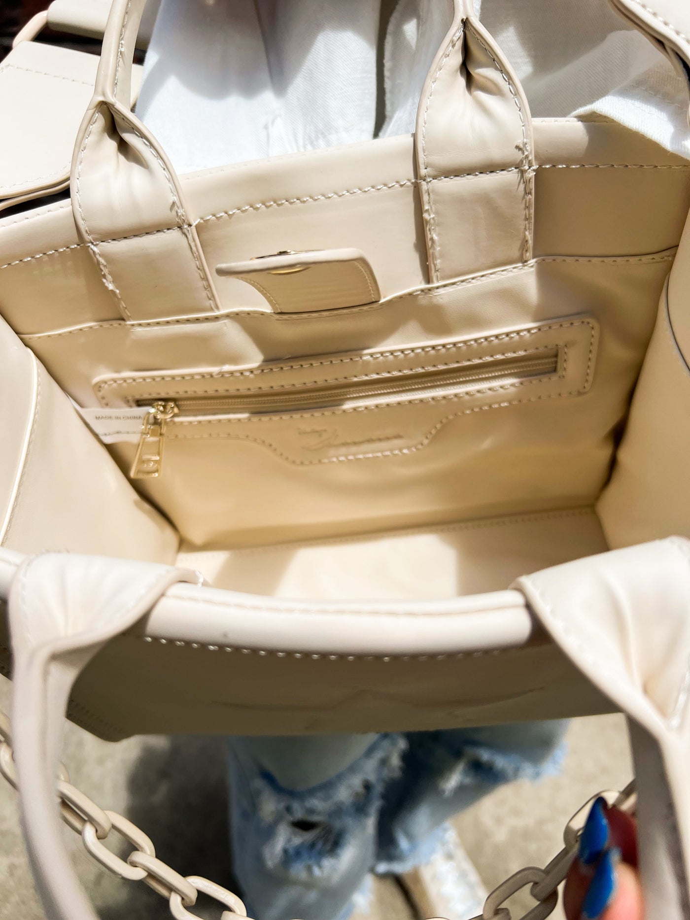 Vintage Havana Alyce Bag- Beige-190 - ACCESSORIES - BAGS/BELTS-VINTAGE HAVANA-[option4]-[option5]-[option6]-Leather & Lace Boutique Shop