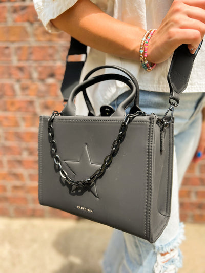 Vintage Havana Alyce Bag- Black-190 - ACCESSORIES - BAGS/BELTS-VINTAGE HAVANA-[option4]-[option5]-[option6]-Leather & Lace Boutique Shop