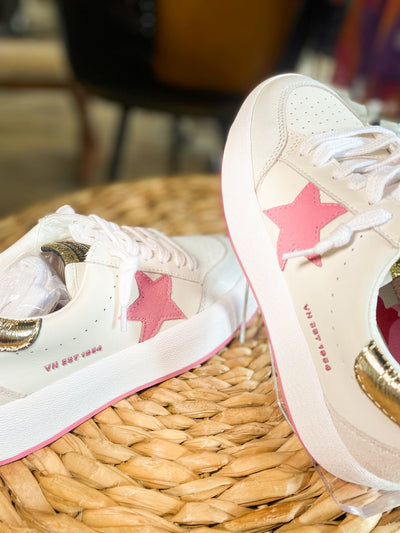 Vintage Havana Ream Sneakers- Pink-180 - SHOES-VINTAGE HAVANA-[option4]-[option5]-[option6]-Leather & Lace Boutique Shop