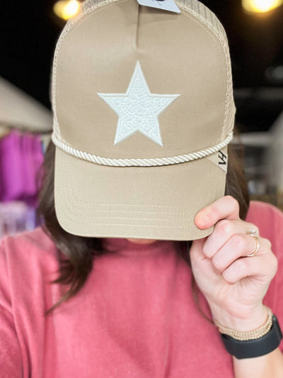 Vintage Havana Legend Hat- Beige Pearl-190 - ACCESSORIES - HATS/HEADWEAR-VINTAGE HAVANA-[option4]-[option5]-[option6]-Leather & Lace Boutique Shop