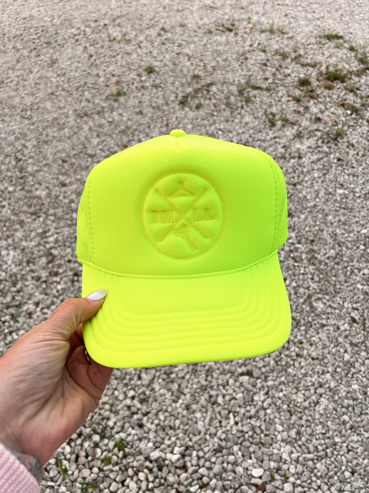 TMLL Neon Trucker Hat-190 - ACCESSORIES - HATS/HEADWEAR-LEATHER & LACE-Yellow-[option4]-[option5]-[option6]-Leather & Lace Boutique Shop
