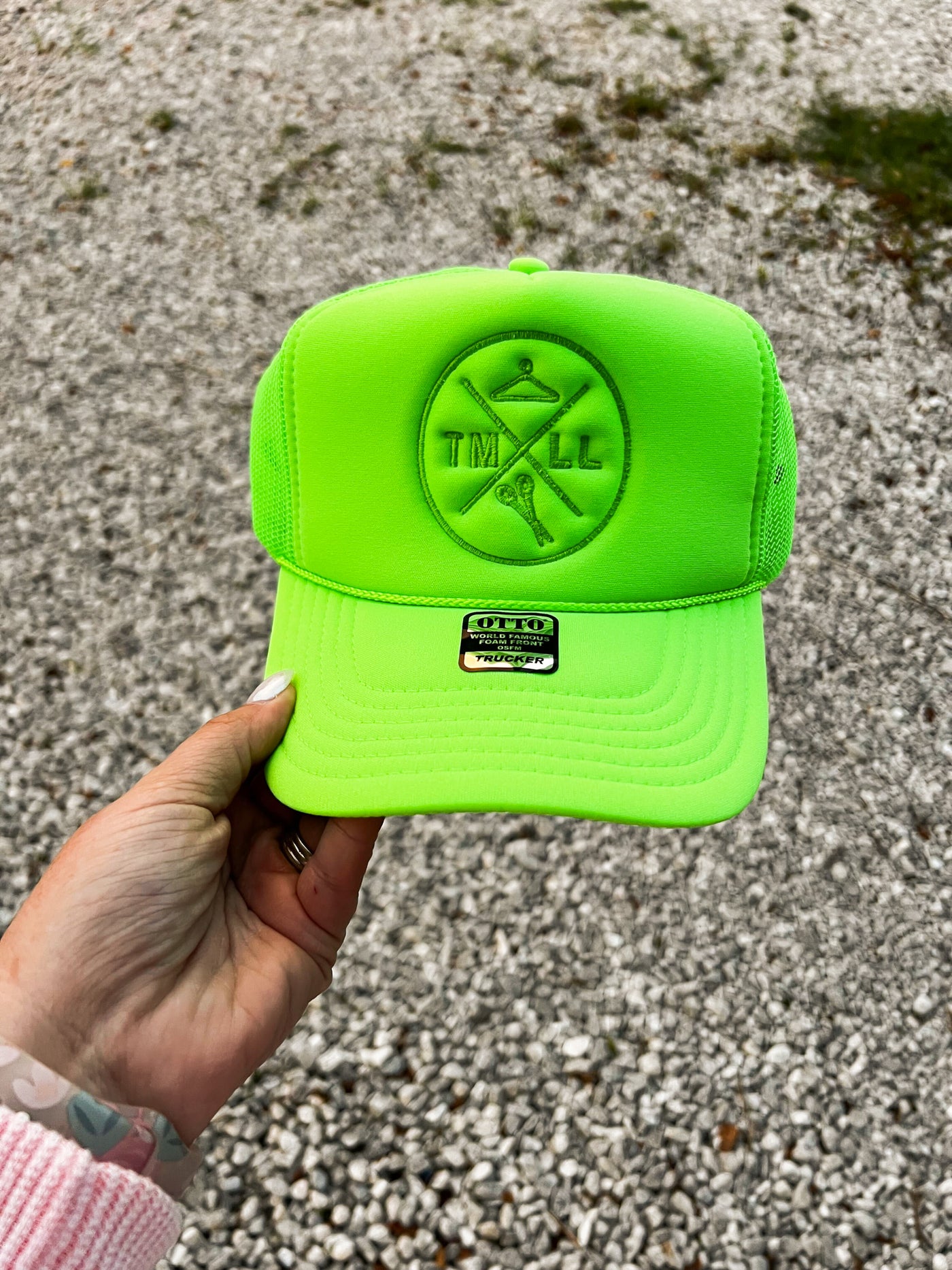 TMLL Neon Trucker Hat-190 - ACCESSORIES - HATS/HEADWEAR-LEATHER & LACE-Lime-[option4]-[option5]-[option6]-Leather & Lace Boutique Shop