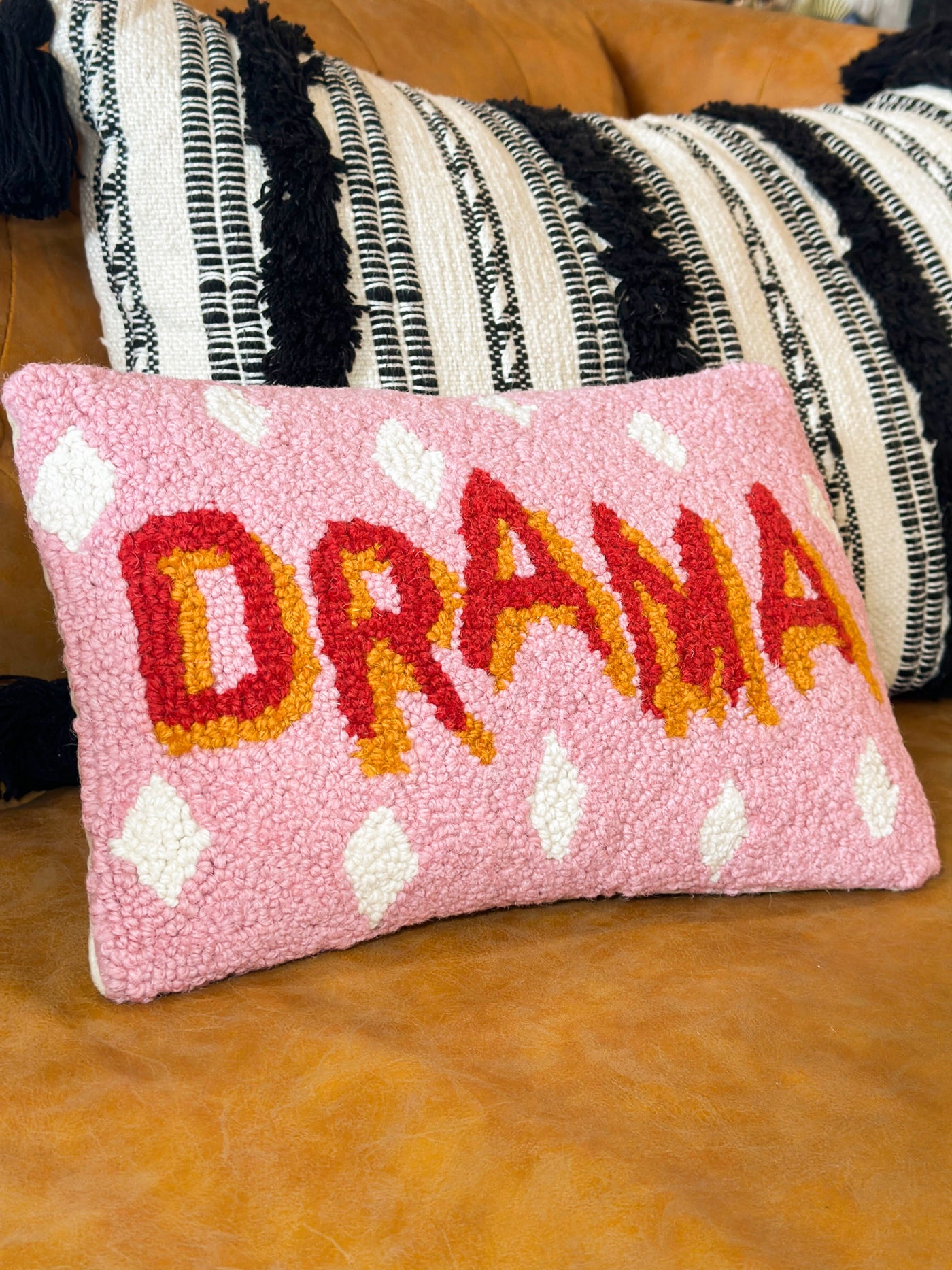 Drama Hook Pillow-190 - ACCESSORIES - HOME-PEKING HANDICRAFT-[option4]-[option5]-[option6]-Leather & Lace Boutique Shop