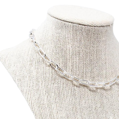 Medium Courtney Necklace-210 - ACCESSORIES DROPSHIP-MKD DS-Silver-[option4]-[option5]-[option6]-Leather & Lace Boutique Shop