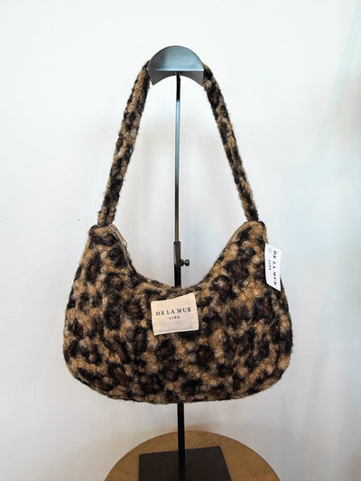 Leopard Sherpa Shoulder Bag
