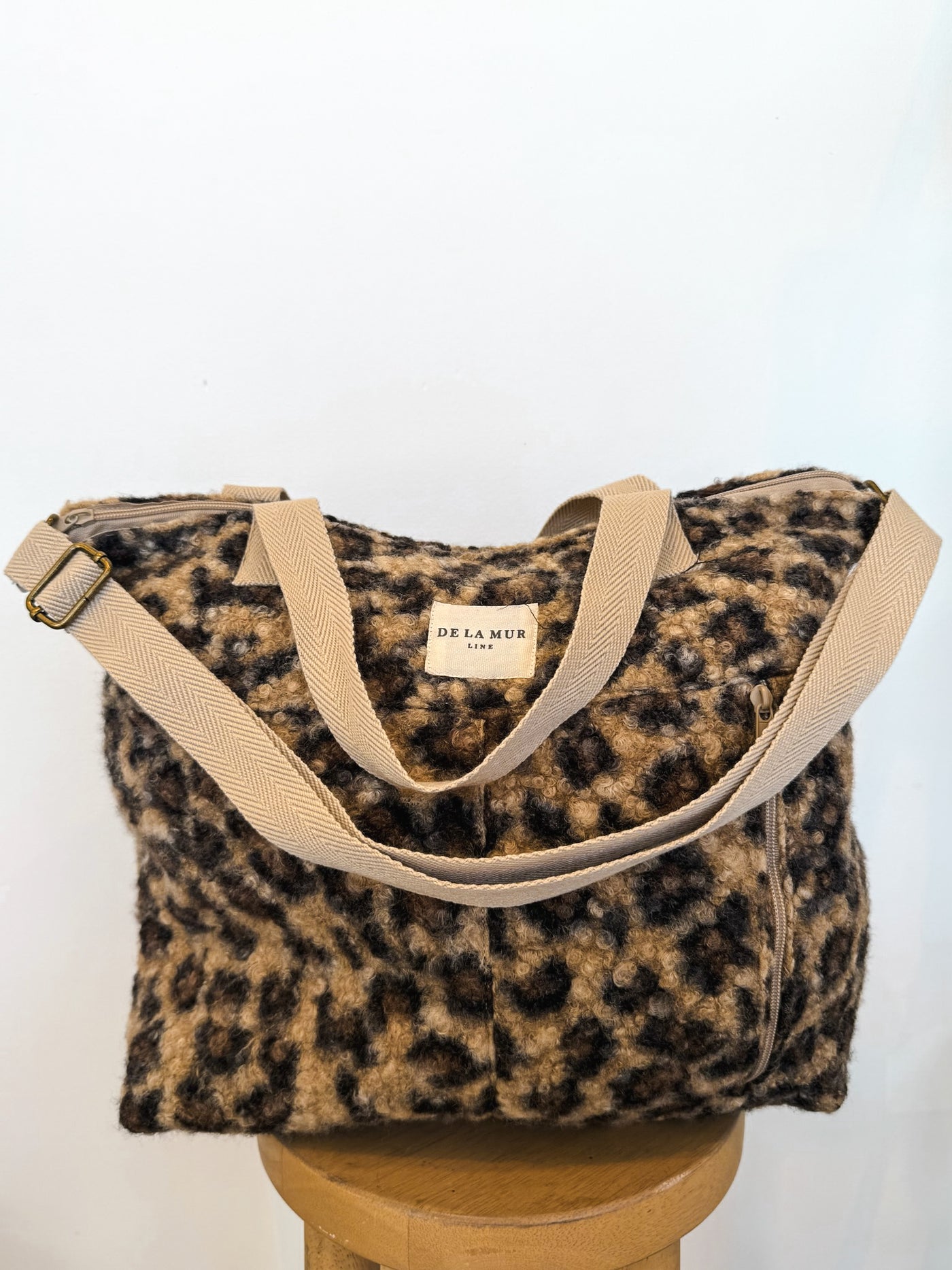 Leopard Sherpa Tote