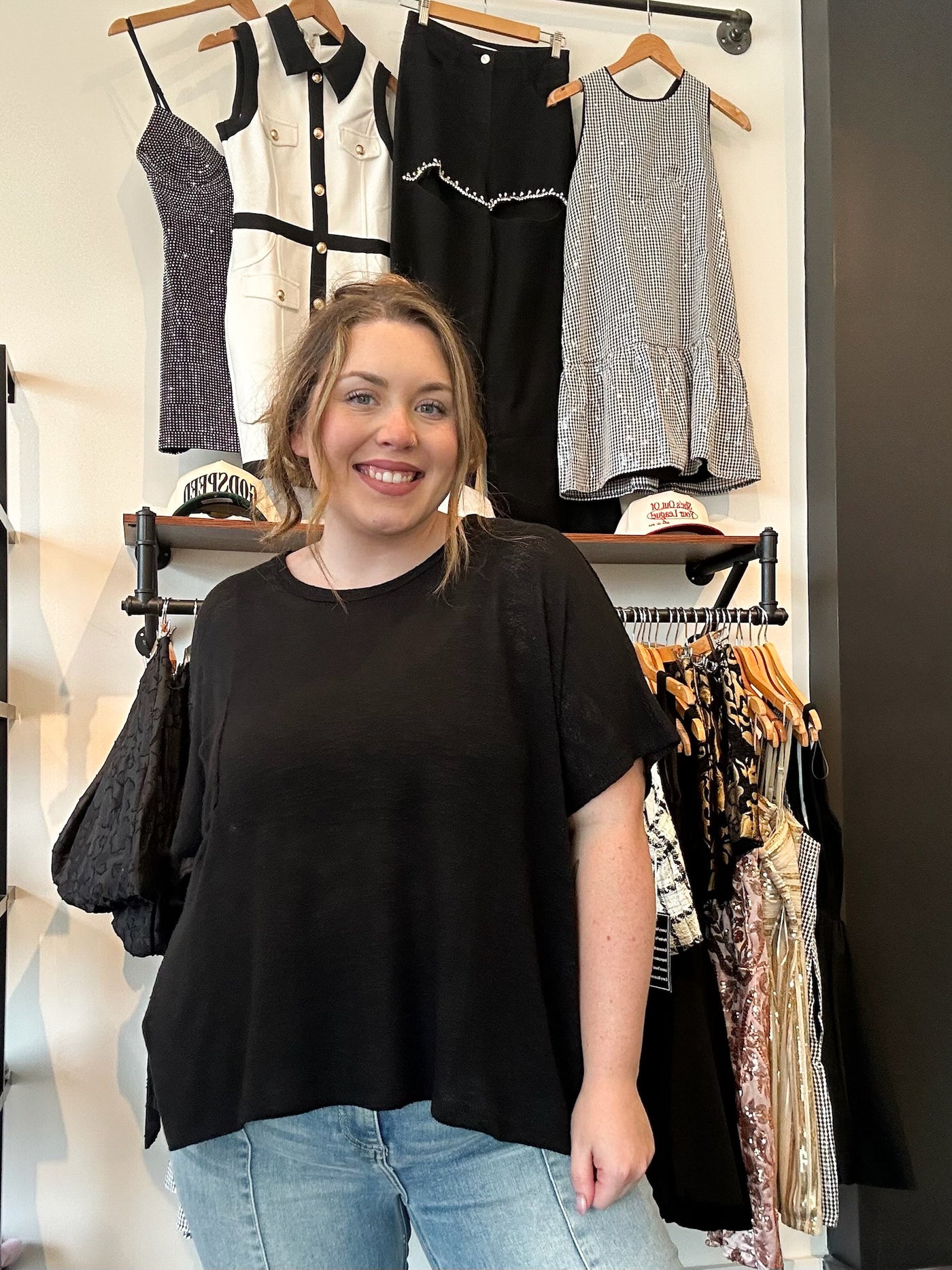 LLB EXCLUSIVE: Everyday Pocket Tee- Black-100 - TOPS - SHORT SLEEVE/SLEEVELESS-LEATHER & LACE-[option4]-[option5]-[option6]-Leather & Lace Boutique Shop