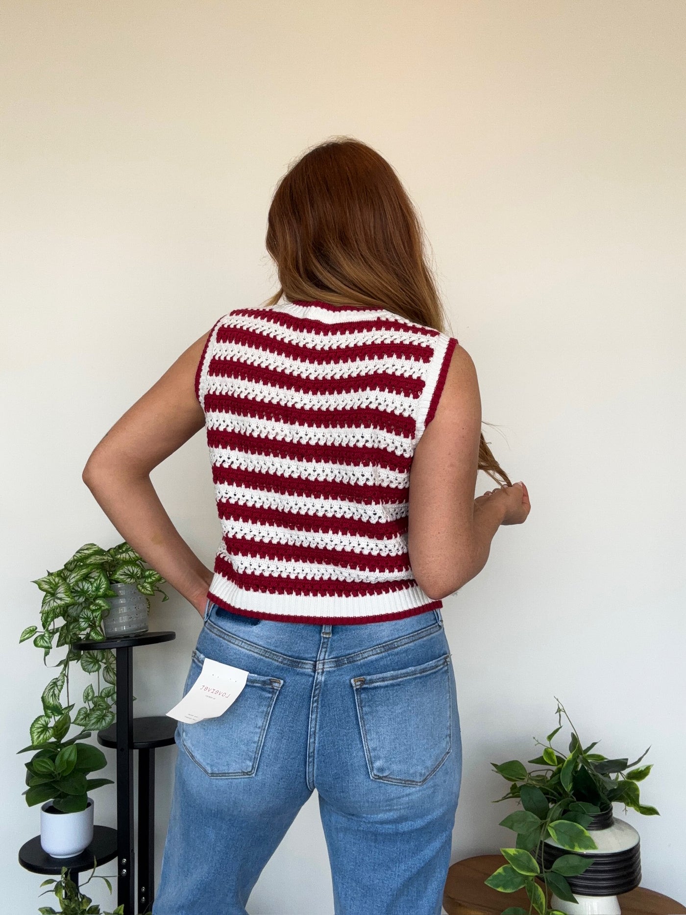 Braided Twill Sleeveless Sweater-100 - TOPS - SHORT SLEEVE/SLEEVELESS-PEACH LOVE-[option4]-[option5]-[option6]-Leather & Lace Boutique Shop