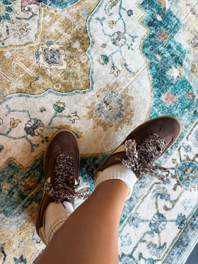 Dixie Leopard Lace Sneakers-180 - SHOES-MIIM-[option4]-[option5]-[option6]-Leather & Lace Boutique Shop