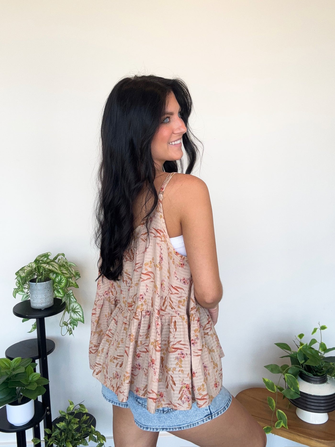Garden Breeze Tank-100 - TOPS - SHORT SLEEVE/SLEEVELESS-JADED GYPSY-[option4]-[option5]-[option6]-Leather & Lace Boutique Shop