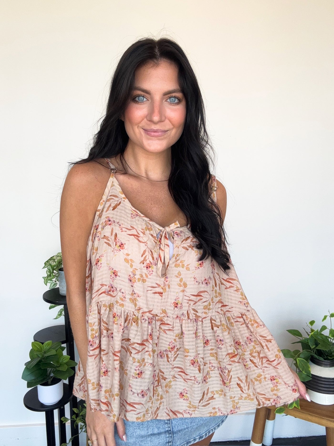 Garden Breeze Tank-100 - TOPS - SHORT SLEEVE/SLEEVELESS-JADED GYPSY-[option4]-[option5]-[option6]-Leather & Lace Boutique Shop