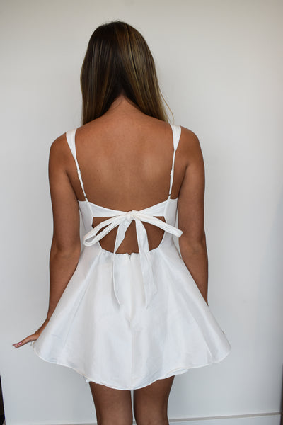 Athena Fit & Flare Mini Dress-170 - DRESSES-LENA-[option4]-[option5]-[option6]-Leather & Lace Boutique Shop
