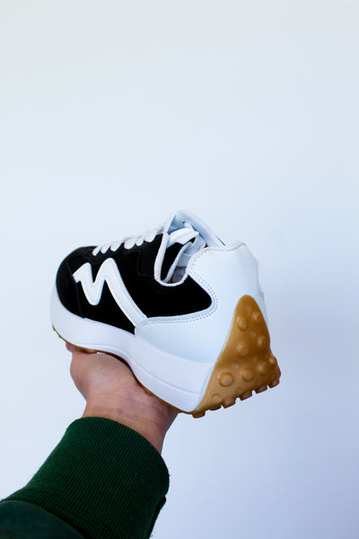 Mya Classic Black Sneaker-180 - SHOES-LEGEND FOOTWEAR-[option4]-[option5]-[option6]-Leather & Lace Boutique Shop