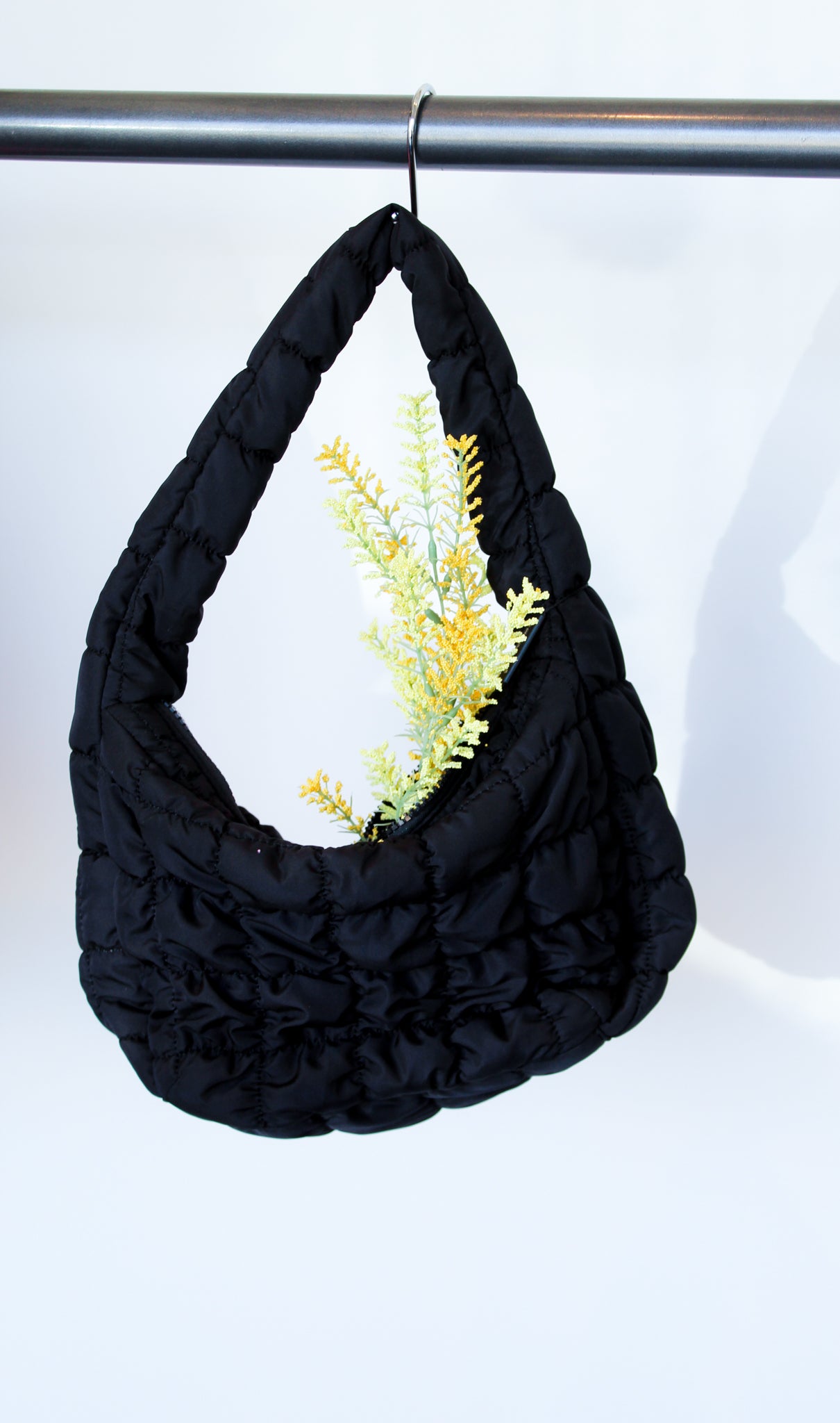 Summer Quilted Shoulder Bag-190 - ACCESSORIES - BAGS/BELTS-KW FASHION-Black-[option4]-[option5]-[option6]-Leather & Lace Boutique Shop