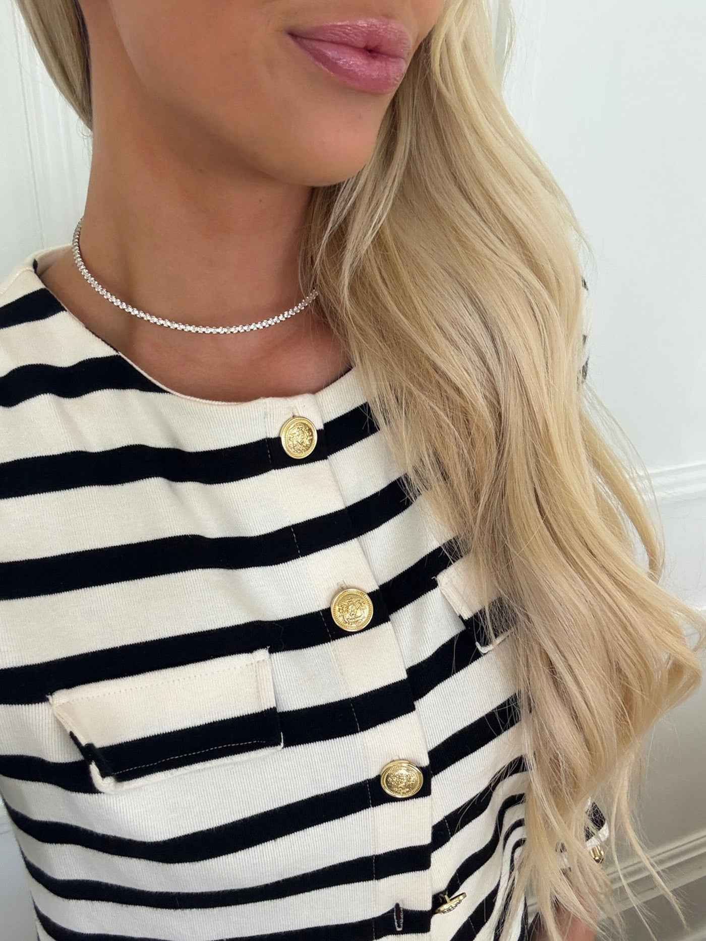 Gold Luxe Tennis Necklace-190 - ACCESSORIES - JEWELRY-CHANSUTT PEARLS-[option4]-[option5]-[option6]-Leather & Lace Boutique Shop
