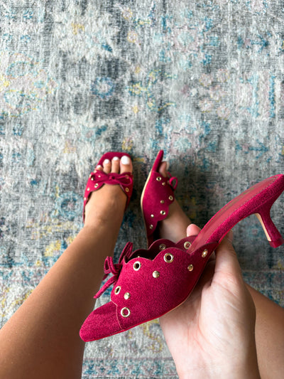 Scarlett Scalloped Kitten Heels-180 - SHOES-OLI NJ-[option4]-[option5]-[option6]-Leather & Lace Boutique Shop