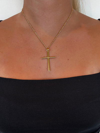 Simple Cross Necklace