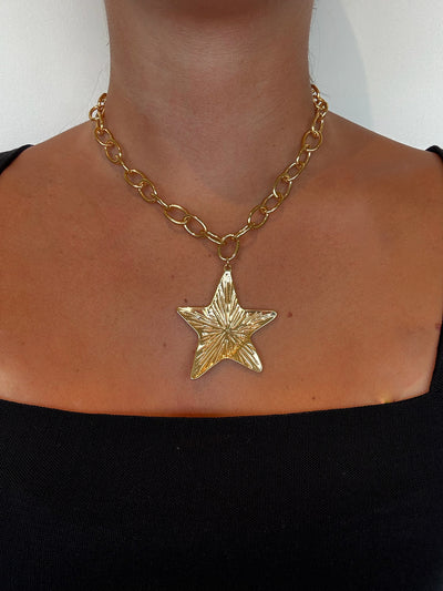 Statement Star Necklace-190 - ACCESSORIES - JEWELRY-CHANSUTT PEARLS-[option4]-[option5]-[option6]-Leather & Lace Boutique Shop