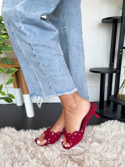 Scarlett Scalloped Kitten Heels-180 - SHOES-OLI NJ-[option4]-[option5]-[option6]-Leather & Lace Boutique Shop