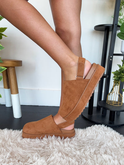 Chloe Suede Slingback Clog- Tan-180 - SHOES-TOP GUY-[option4]-[option5]-[option6]-Leather & Lace Boutique Shop