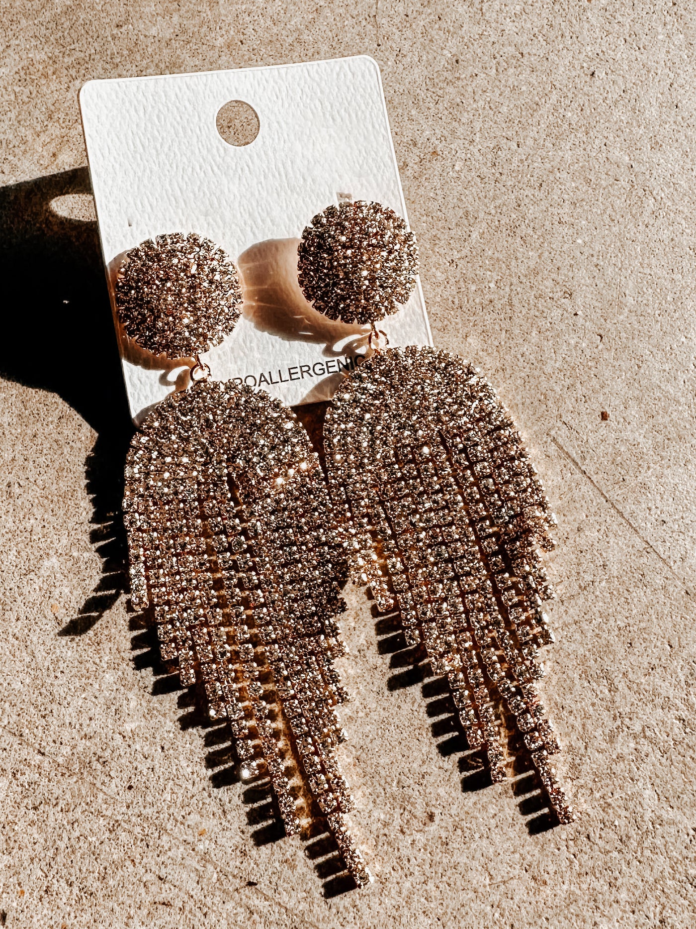 Raylen Dripping Diamonds Earrings-190 - ACCESSORIES - JEWELRY-MY GIRL-[option4]-[option5]-[option6]-Leather & Lace Boutique Shop
